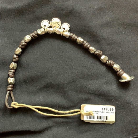 NWT Women’s Uno de 50 Bracelet Silver/Leather - Picture 4 of 11